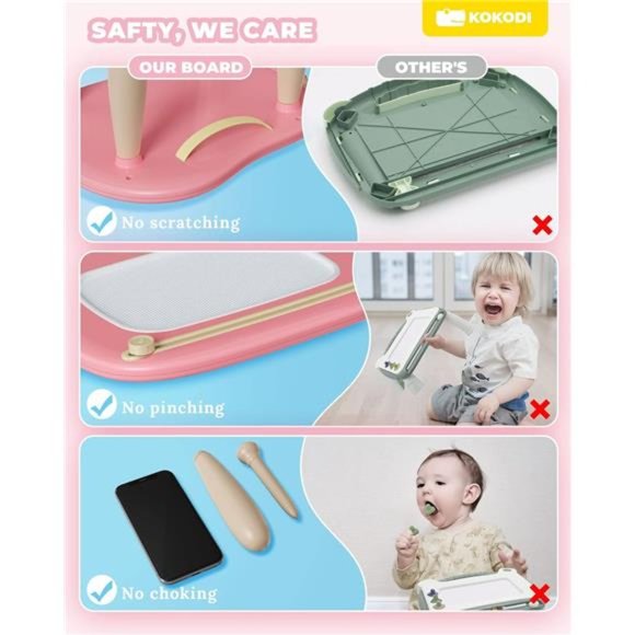 Toys Gifts for 1 2 3 Years Old Girl, Sturdy Magnetic Drawing Board Sketch Doodle - Picture 3 of 6